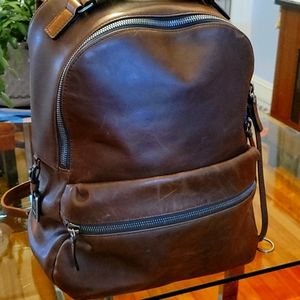 Leather backpack - Shinola Runwell model